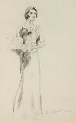 Тарасова Вера Яковлевна. Лот из двух портретов Мариан Андерсон 